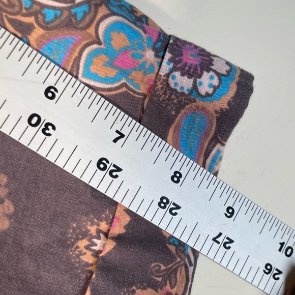 We The Free People Poolside Boyfriend Paisley Button Down Shirt Women’s Sz S - Picture 13 of 16